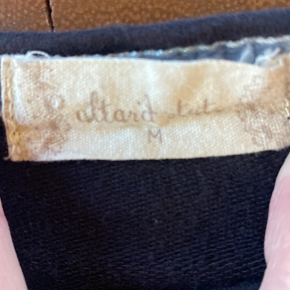 Altar’d State Floral Embroidered Black Blouse/ Size Medium - Picture 6 of 8